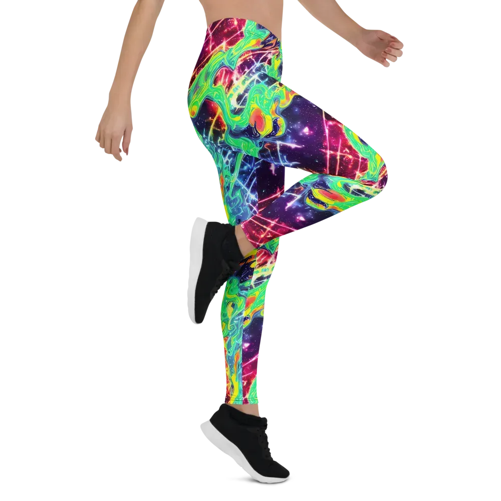 Stellar Vortex on Leggings — Right