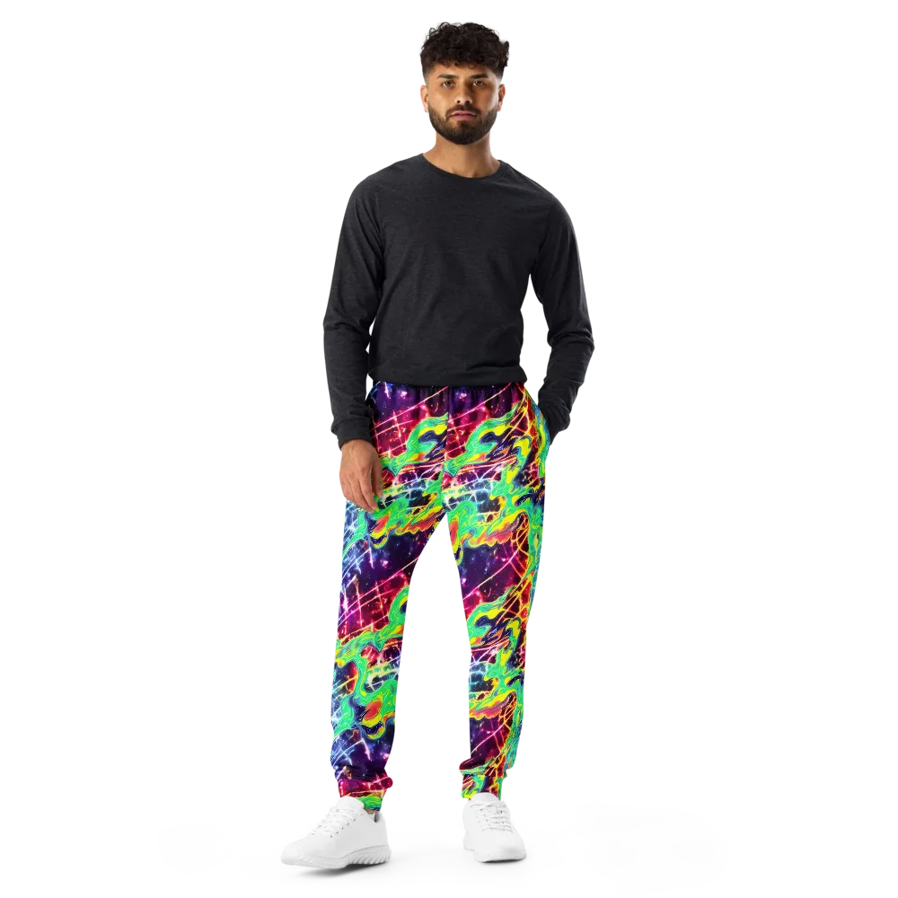 Stellar Vortex on Men's Joggers — Front