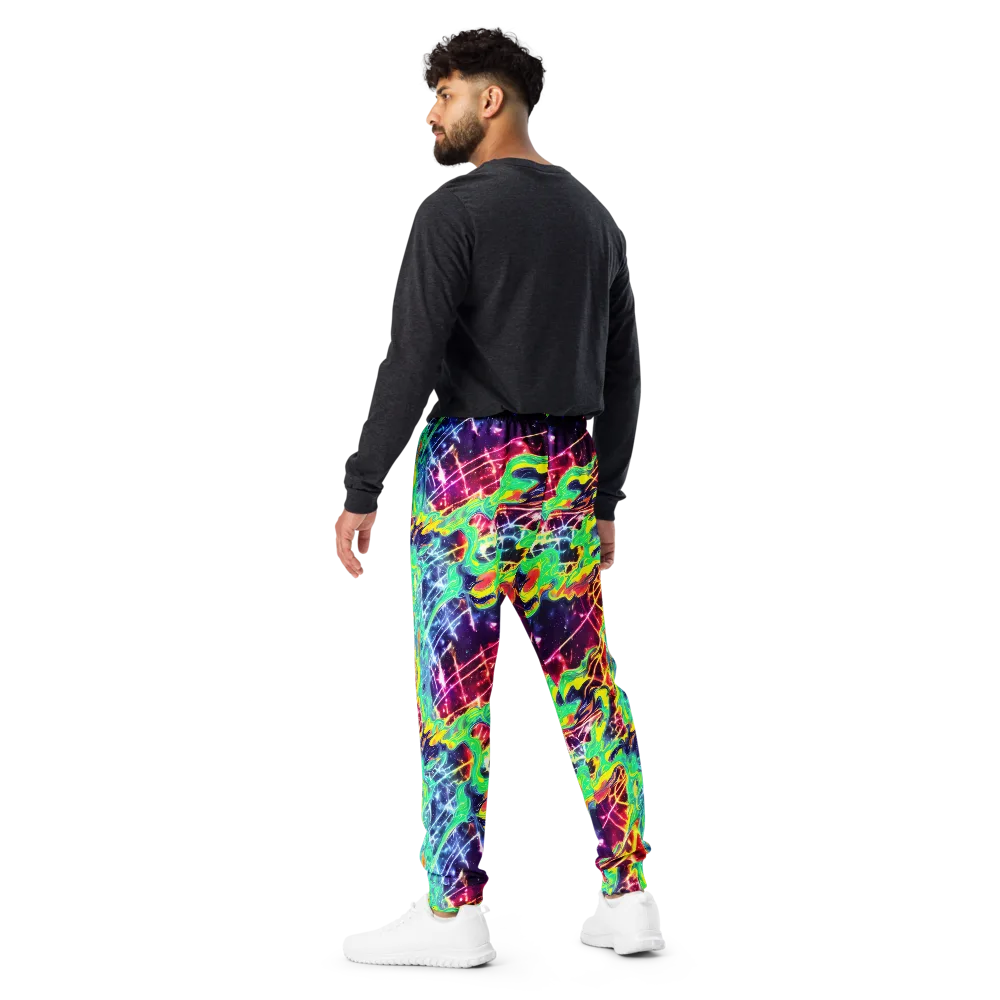 Stellar Vortex on Men's Joggers — Back