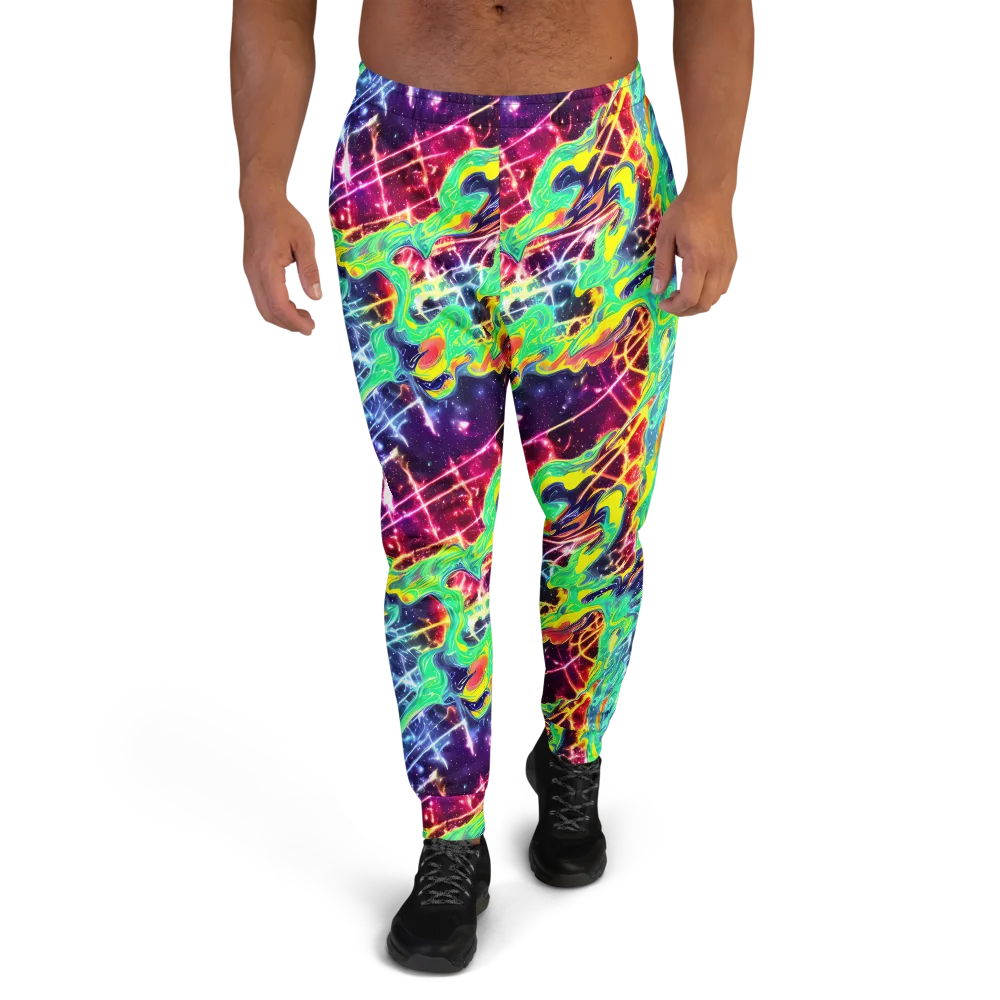 Stellar Vortex on Men's Joggers — Front