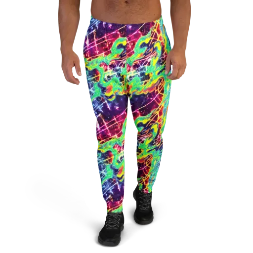 Stellar Vortex on a Men's Joggers