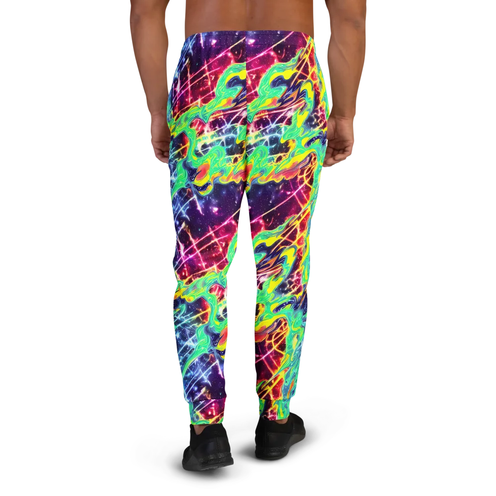 Stellar Vortex on Men's Joggers — Back