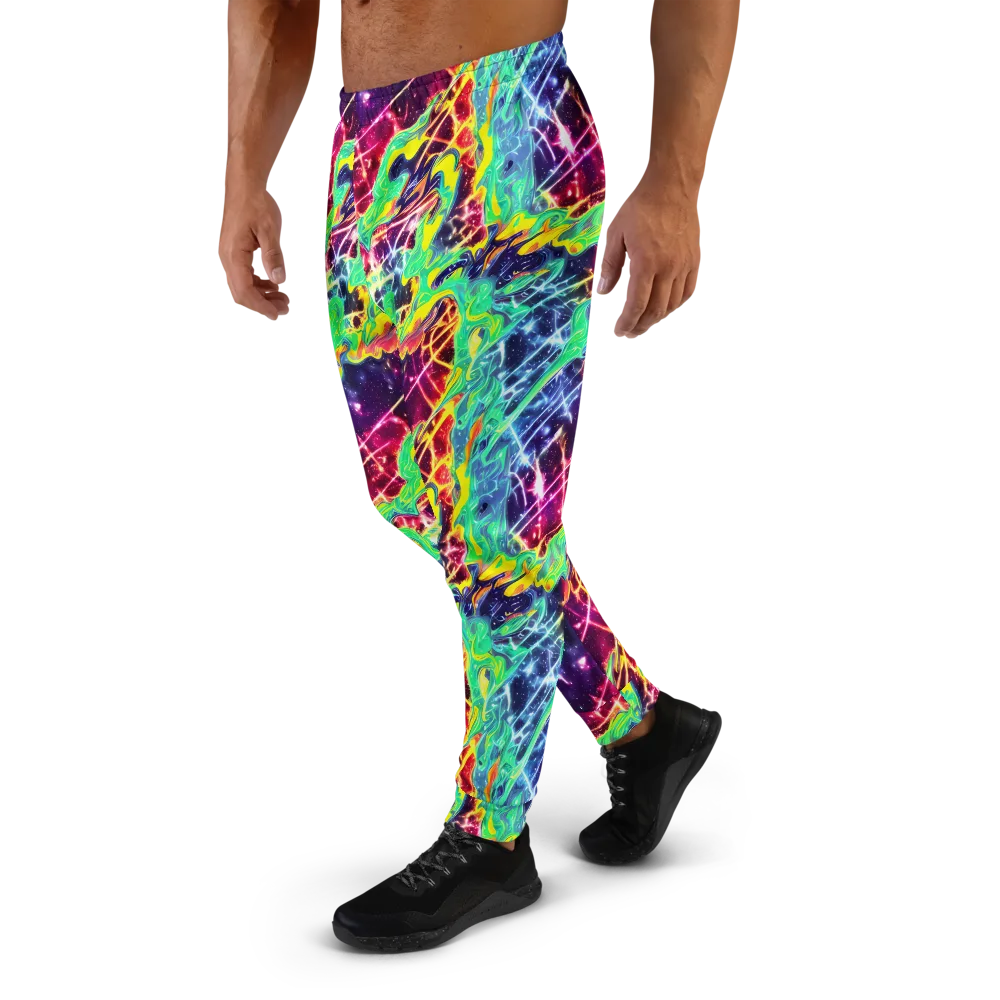 Stellar Vortex on Men's Joggers — Left