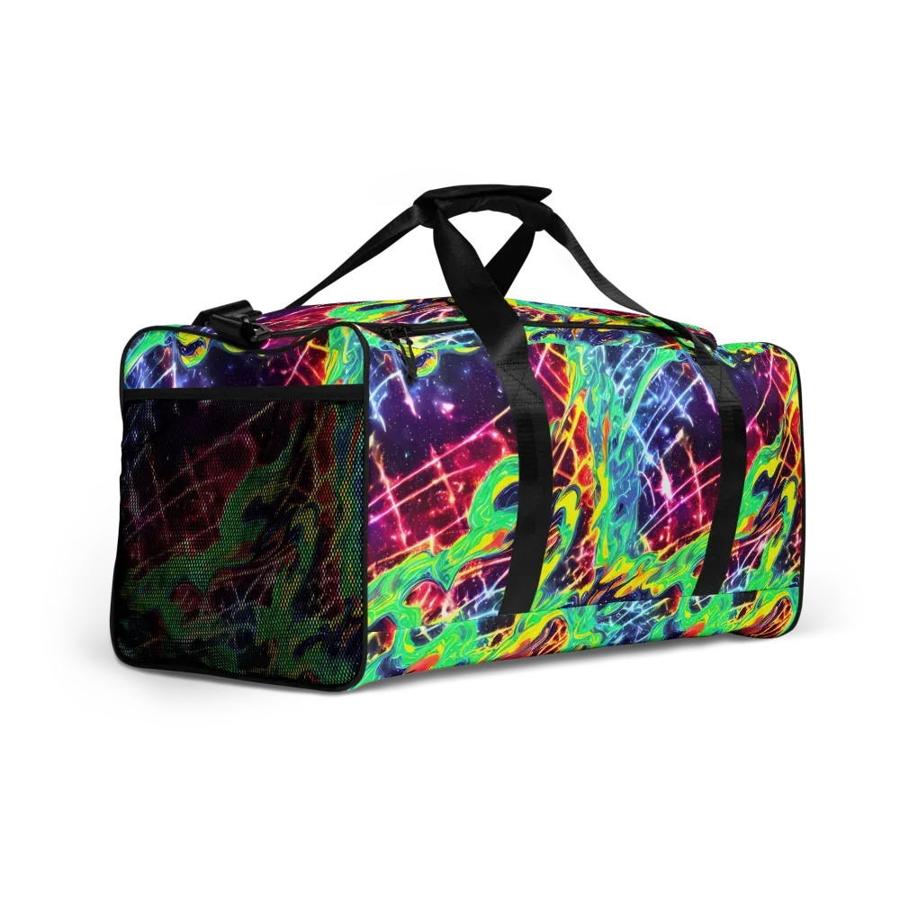 Stellar Vortex on Duffle Bag — Right Front