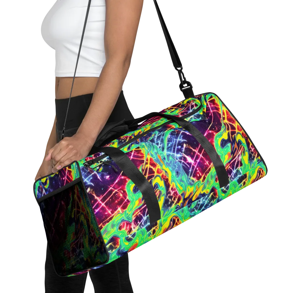 Stellar Vortex on Duffle Bag — Front