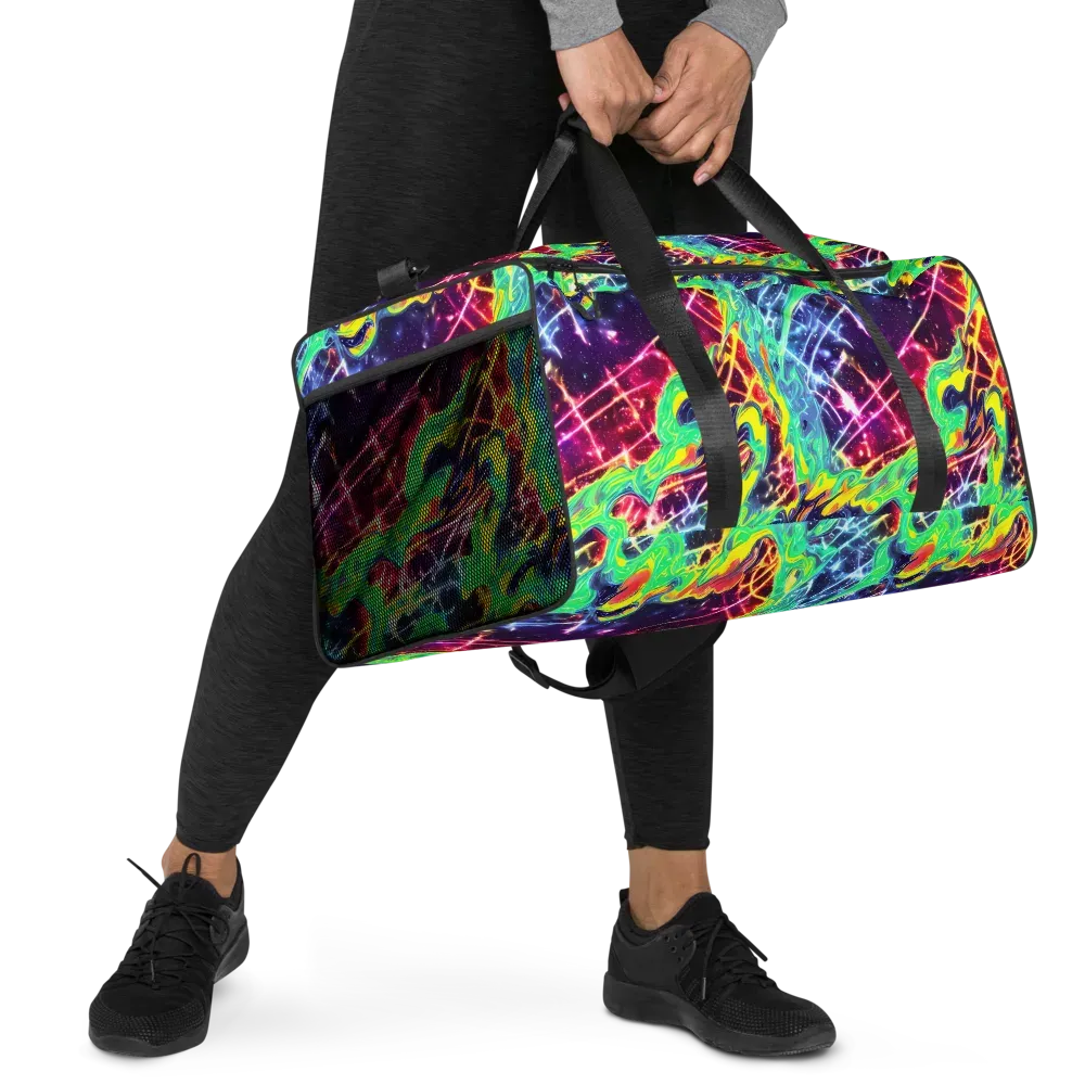 Stellar Vortex on Duffle Bag — Right Front