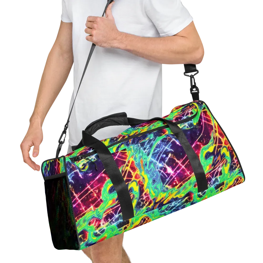 Stellar Vortex on Duffle Bag — Right Front