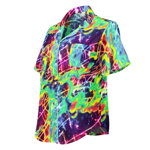 Stellar Vortex on a Women's Short Sleeve Pajama Top