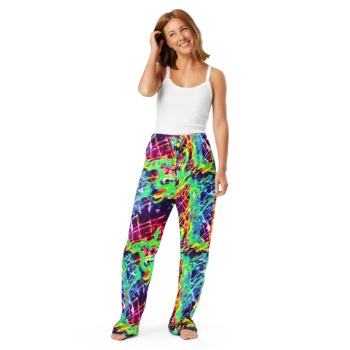 Stellar Vortex on a Women's Pajama Pants