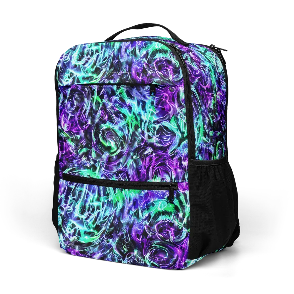 Liquid Afterglow on Utility Backpack — Left Front