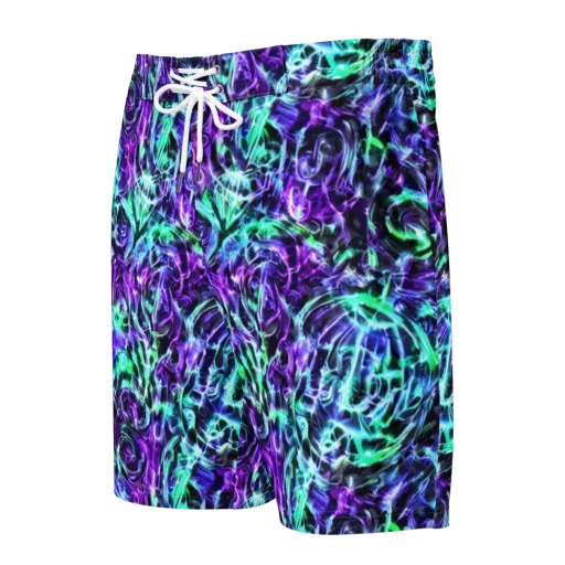 Liquid Afterglow on a Men's Board Shorts