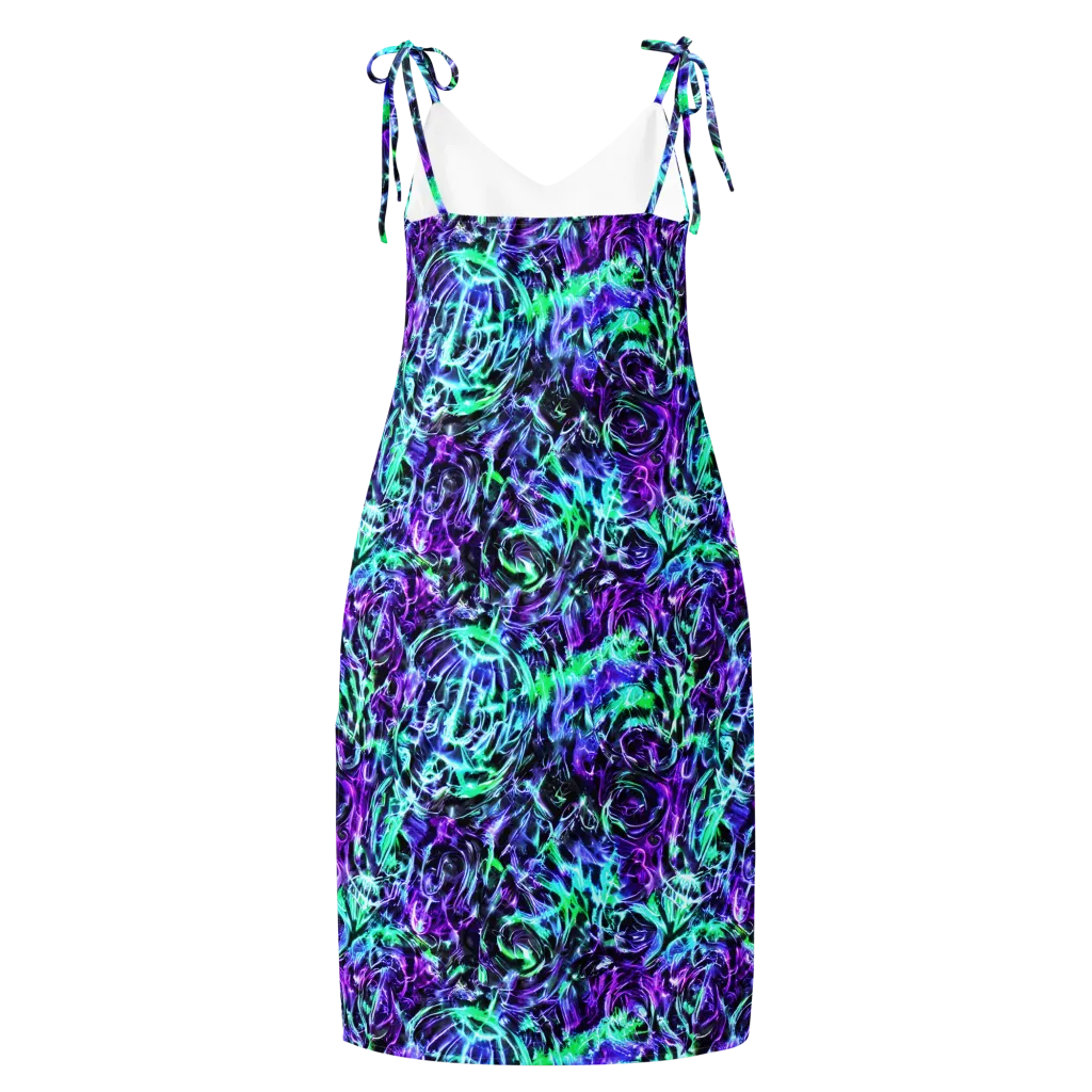 Liquid Afterglow on Slip Dress — Back