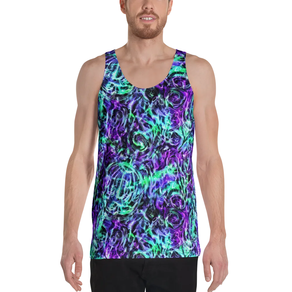 Liquid Afterglow on Men's Tank Top — Front