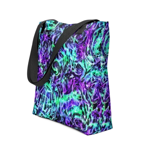 Liquid Afterglow on a Tote Bag