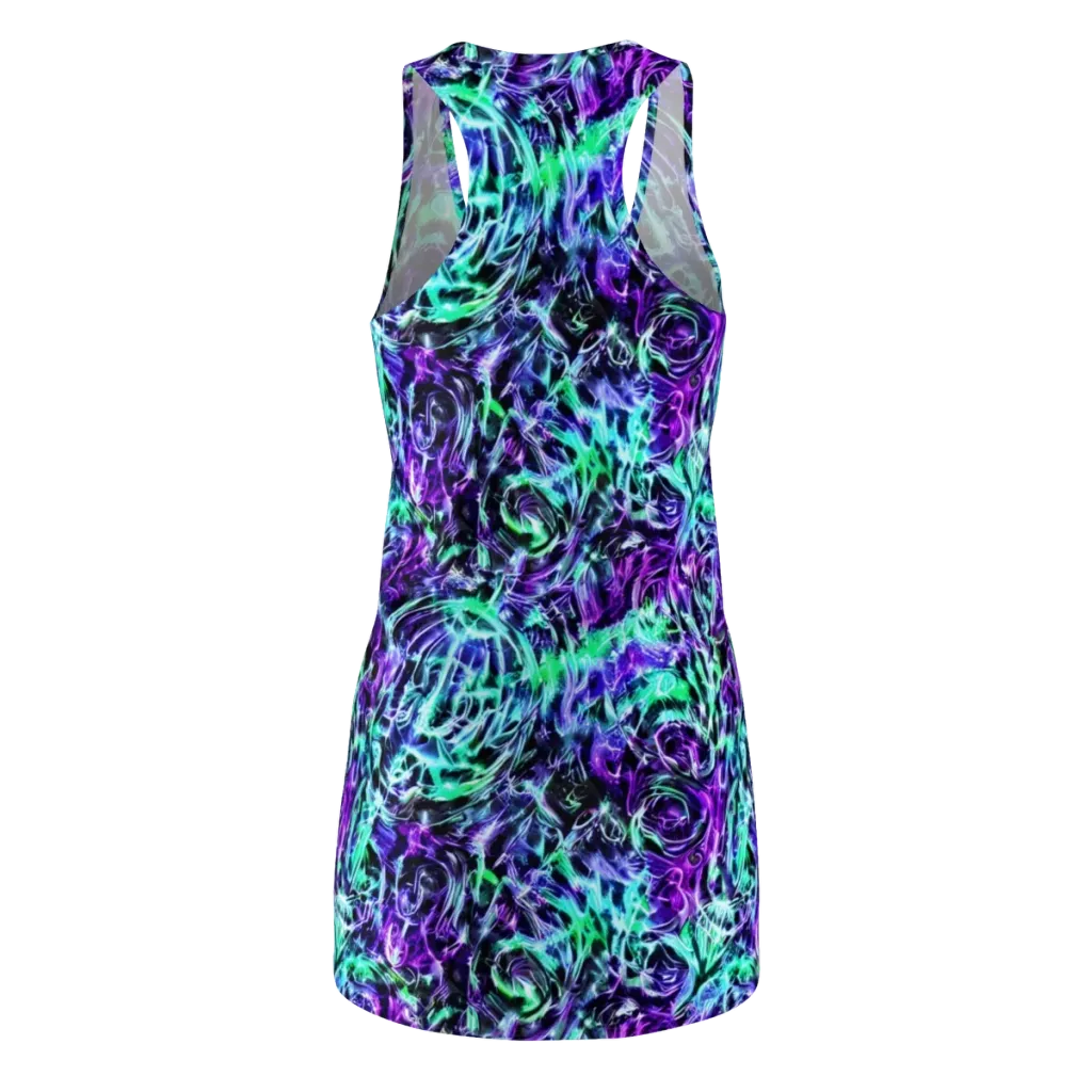 Liquid Afterglow on Racerback Dress — Back