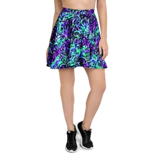 Liquid Afterglow on a Skater Skirt