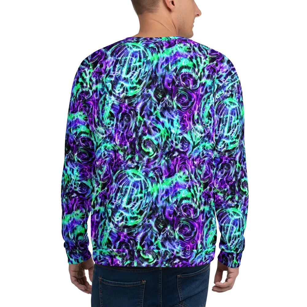 Liquid Afterglow on Sweatshirt — Back