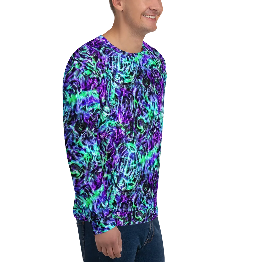 Liquid Afterglow on Sweatshirt — Right Front