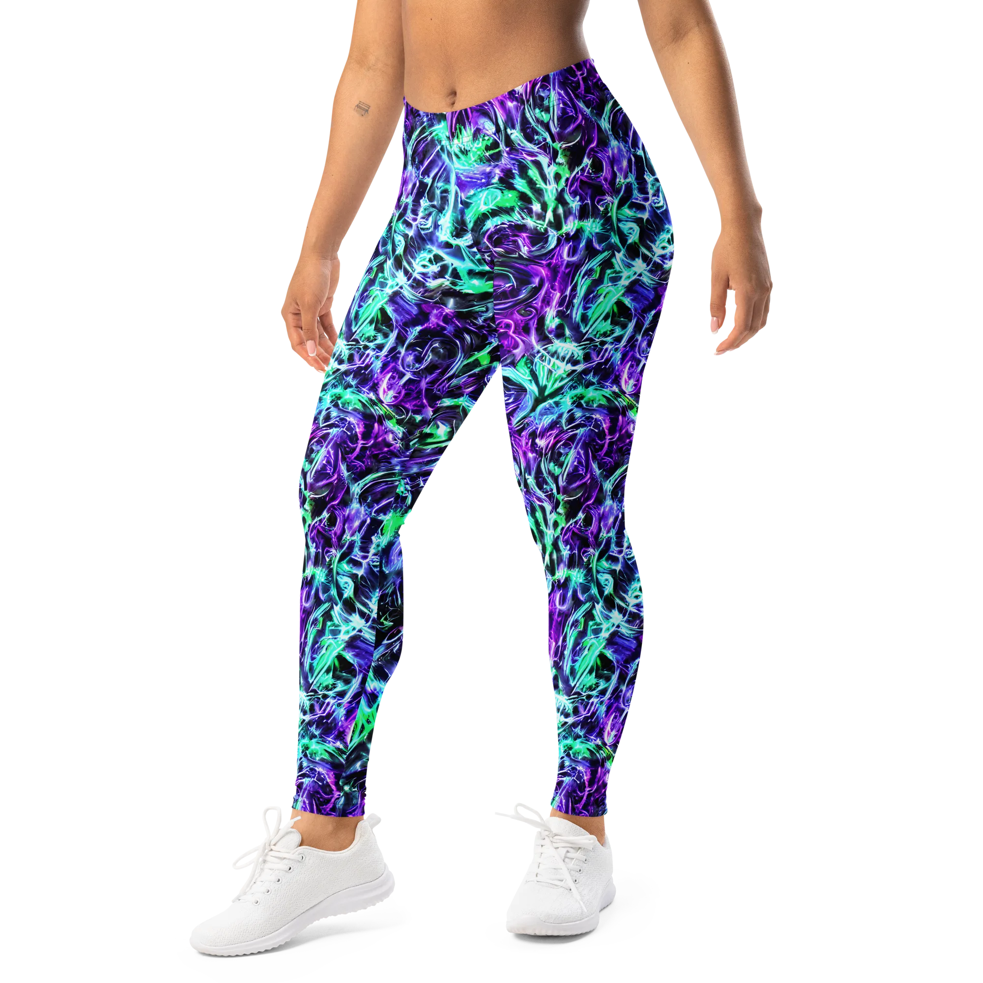 Liquid Afterglow on Leggings — Left Front