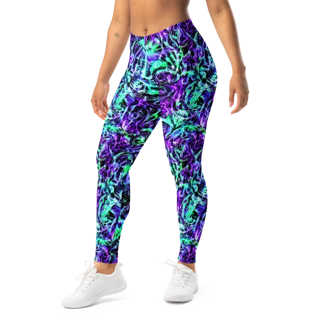 Liquid Afterglow on Leggings — Left Front