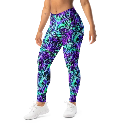 Liquid Afterglow on a Leggings