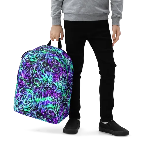 Liquid Afterglow on a Minimalist Backpack