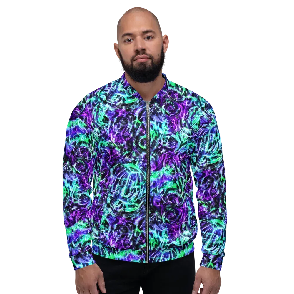 Liquid Afterglow on Bomber Jacket — Front