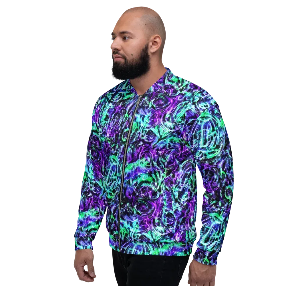 Liquid Afterglow on Bomber Jacket — Left