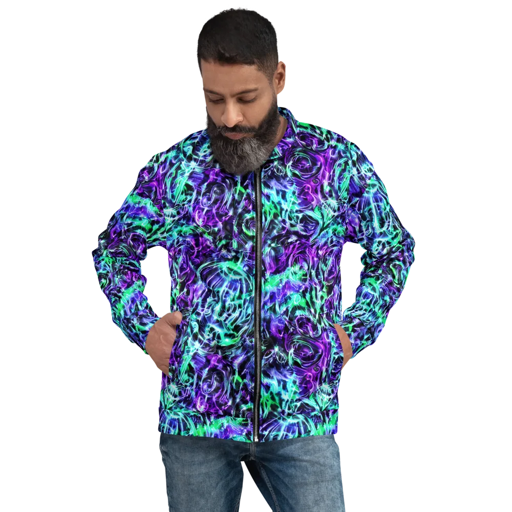 Liquid Afterglow on Bomber Jacket — Front