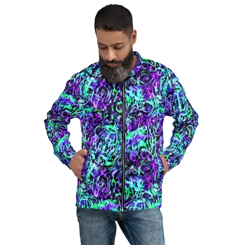 Liquid Afterglow on Bomber Jacket — Front