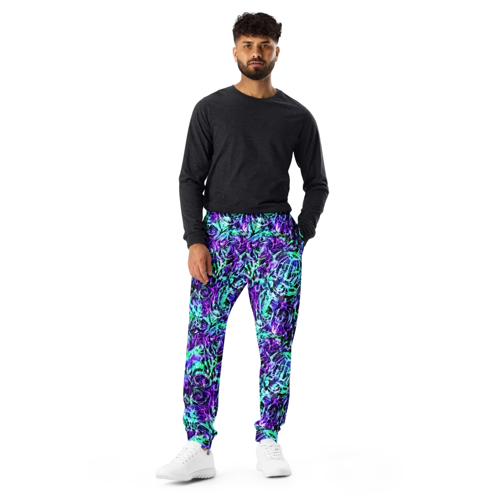Liquid Afterglow on Men's Joggers — Front