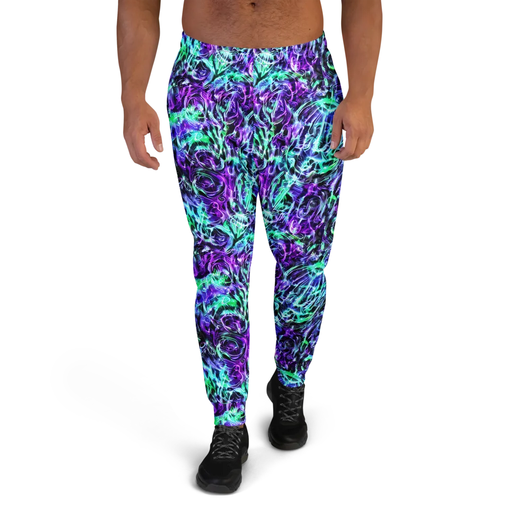 Liquid Afterglow on Men's Joggers — Front