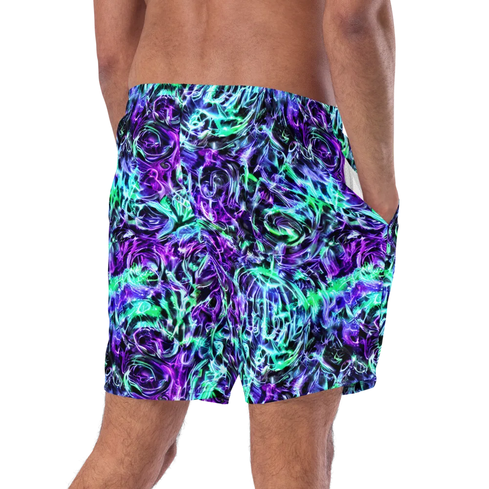 Liquid Afterglow on Swim Trunks — Right Back