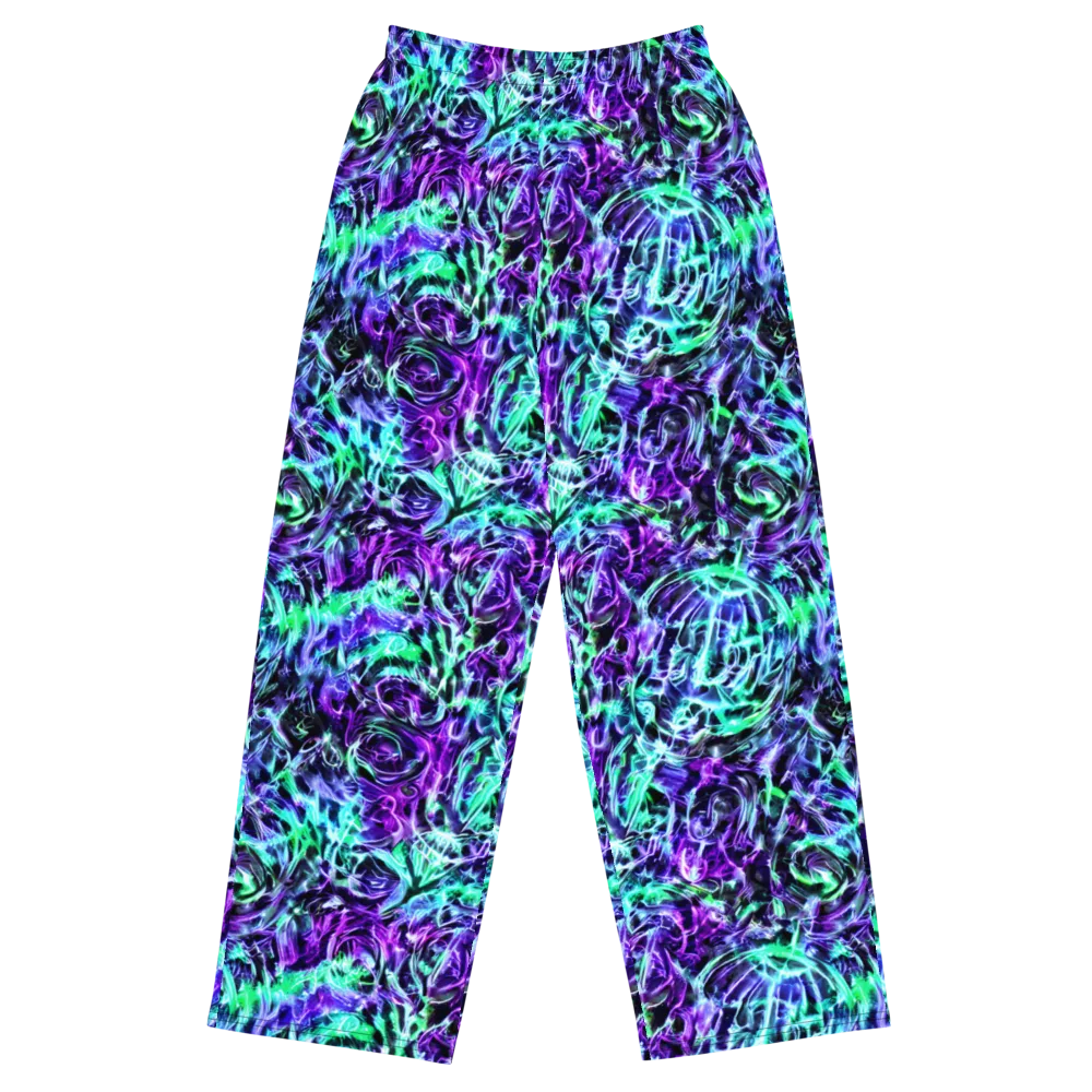 Liquid Afterglow on Wide-Leg Pants — Front
