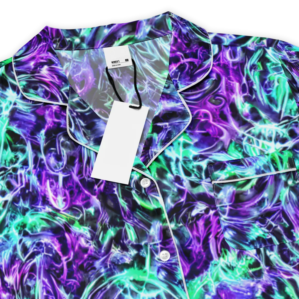 Liquid Afterglow on Women's Short Sleeve Pajama Top — Product details