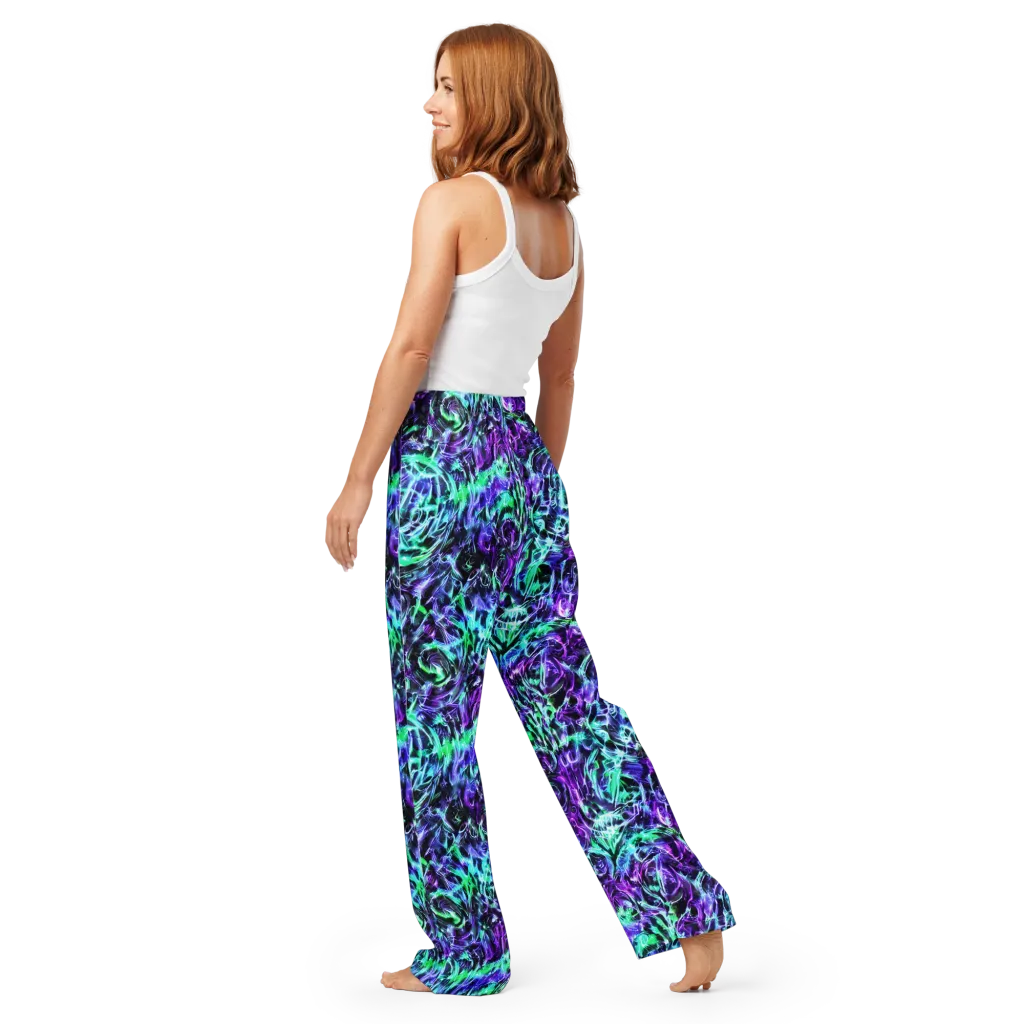 Liquid Afterglow on Women's Pajama Pants — Back