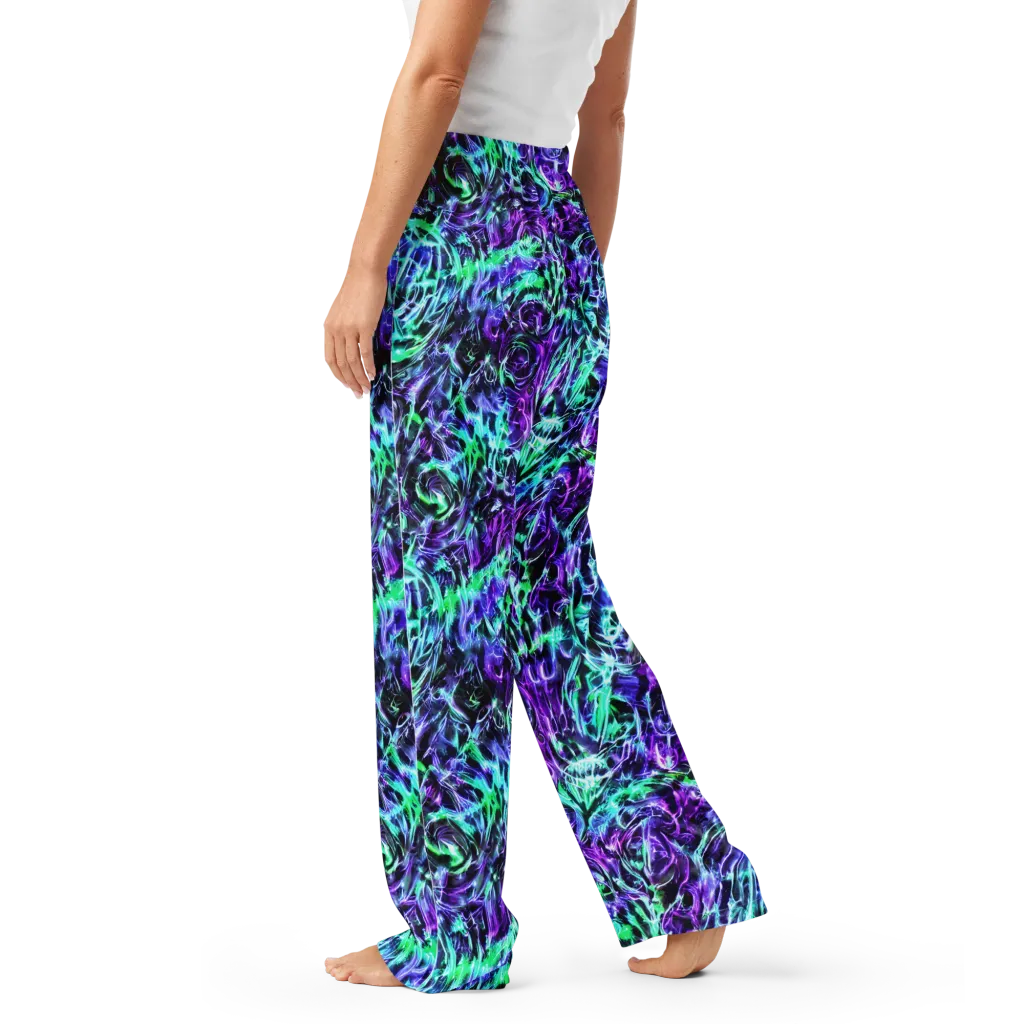 Liquid Afterglow on Women's Pajama Pants — Left