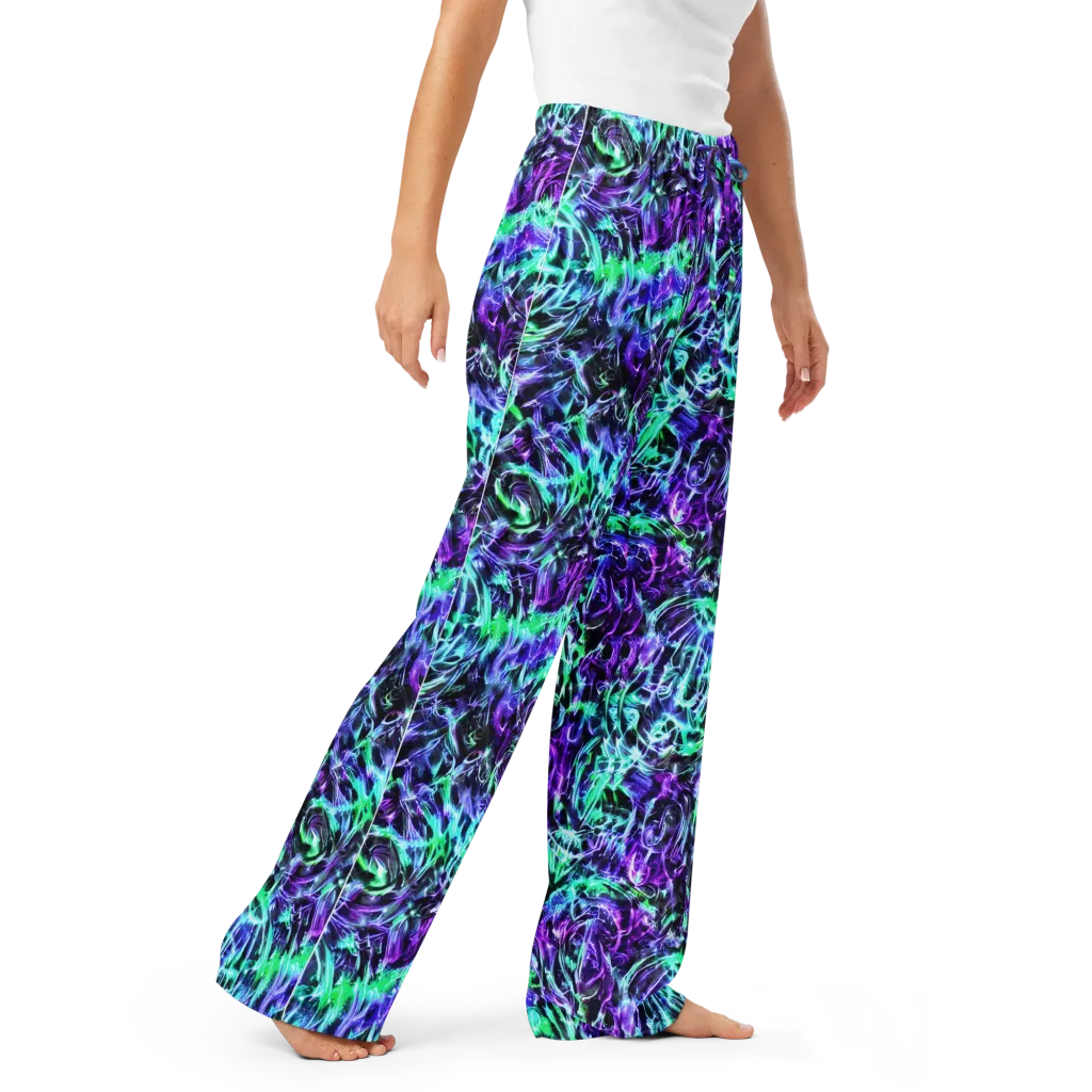 Liquid Afterglow on Women's Pajama Pants — Right Front