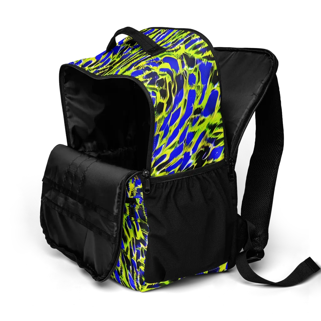 Lime Static on Utility Backpack — Product details 2