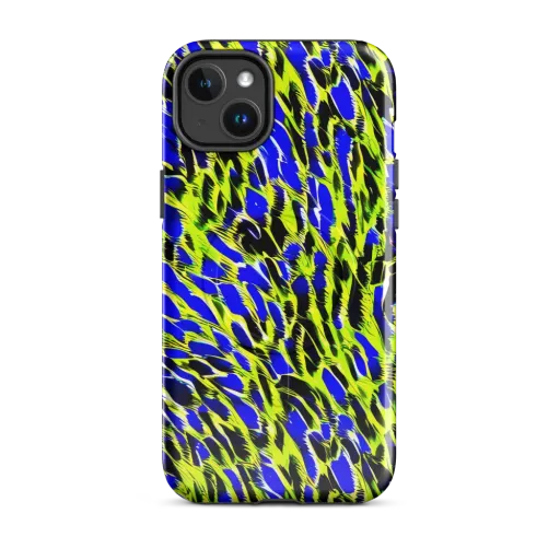 Lime Static on a MagSafe Tough Case for iPhone®