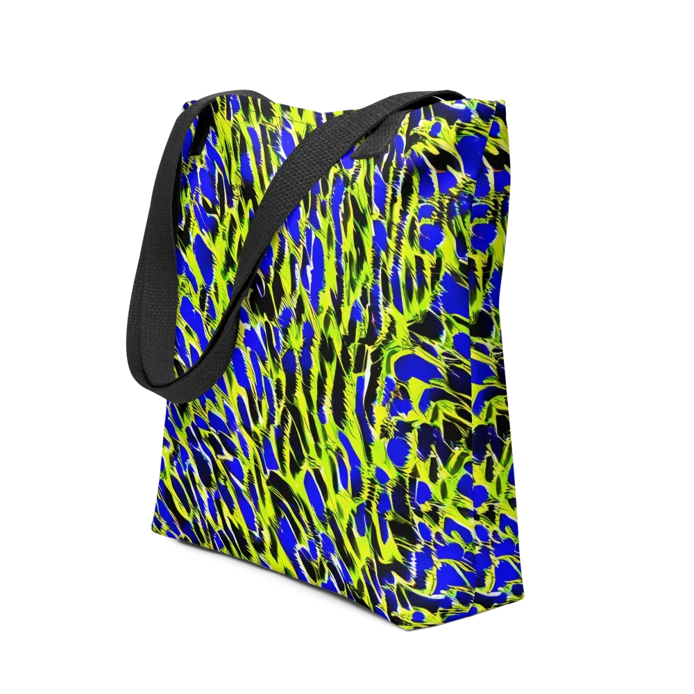 Lime Static on Tote Bag — Front
