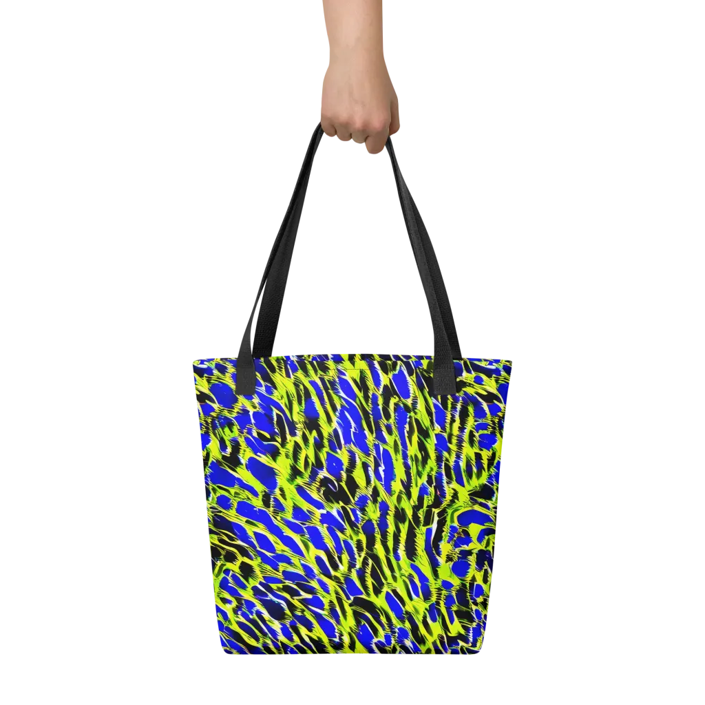 Lime Static on Tote Bag — Front