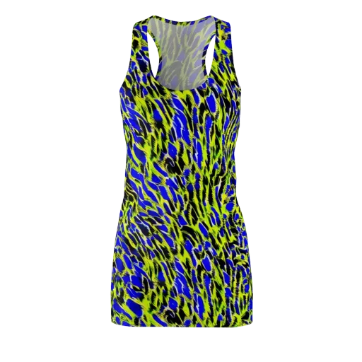 Lime Static on a Racerback Dress