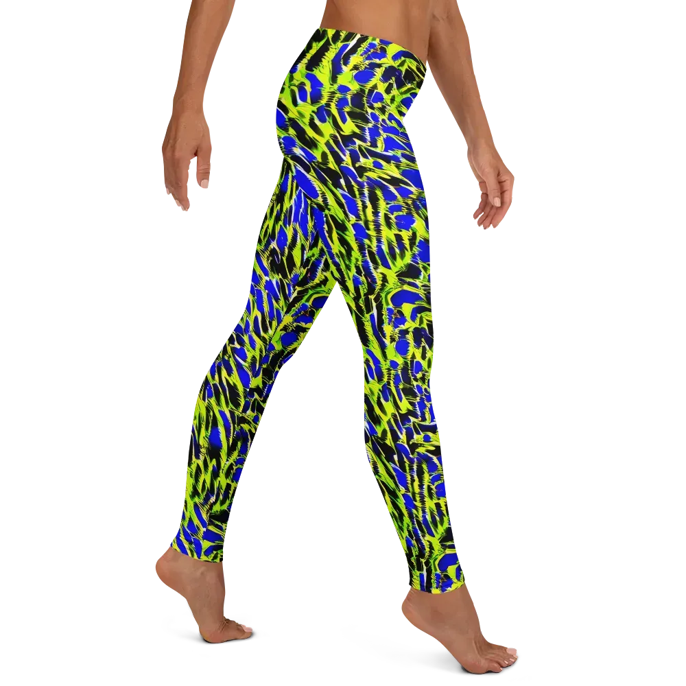Lime Static on Leggings — Right