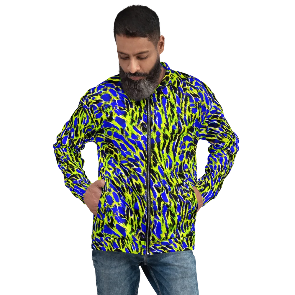 Lime Static on Bomber Jacket — Front