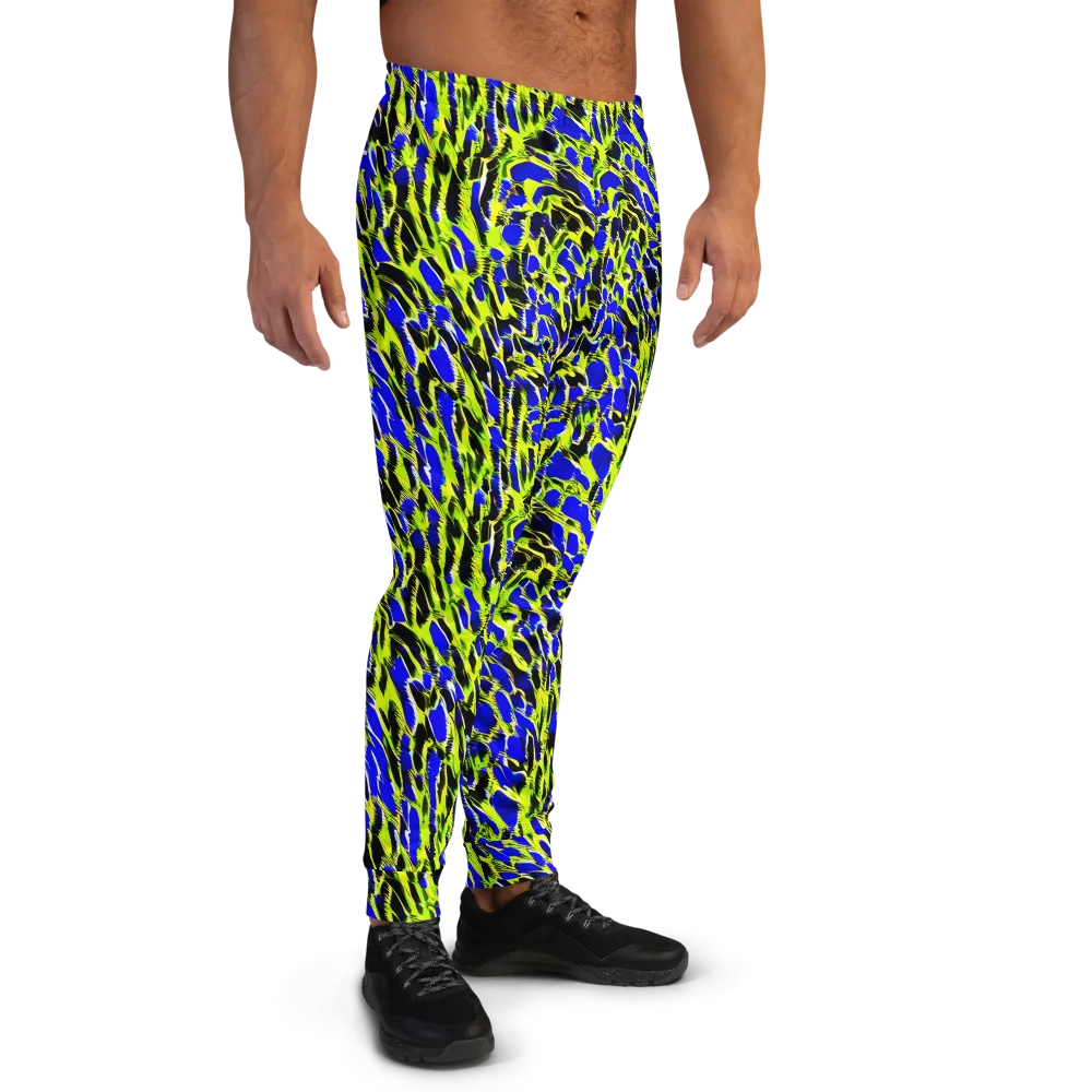 Lime Static on Men's Joggers — Right