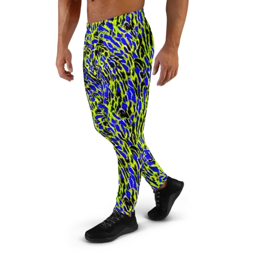 Lime Static on a Men's Joggers