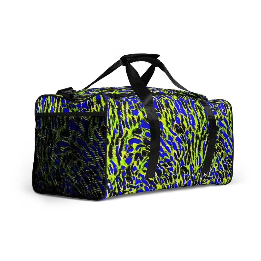 Lime Static on Duffle Bag — Right Front