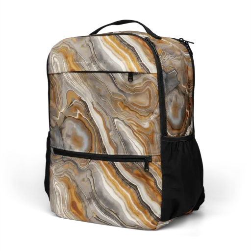 Amber Stratigraphy on a Utility Backpack