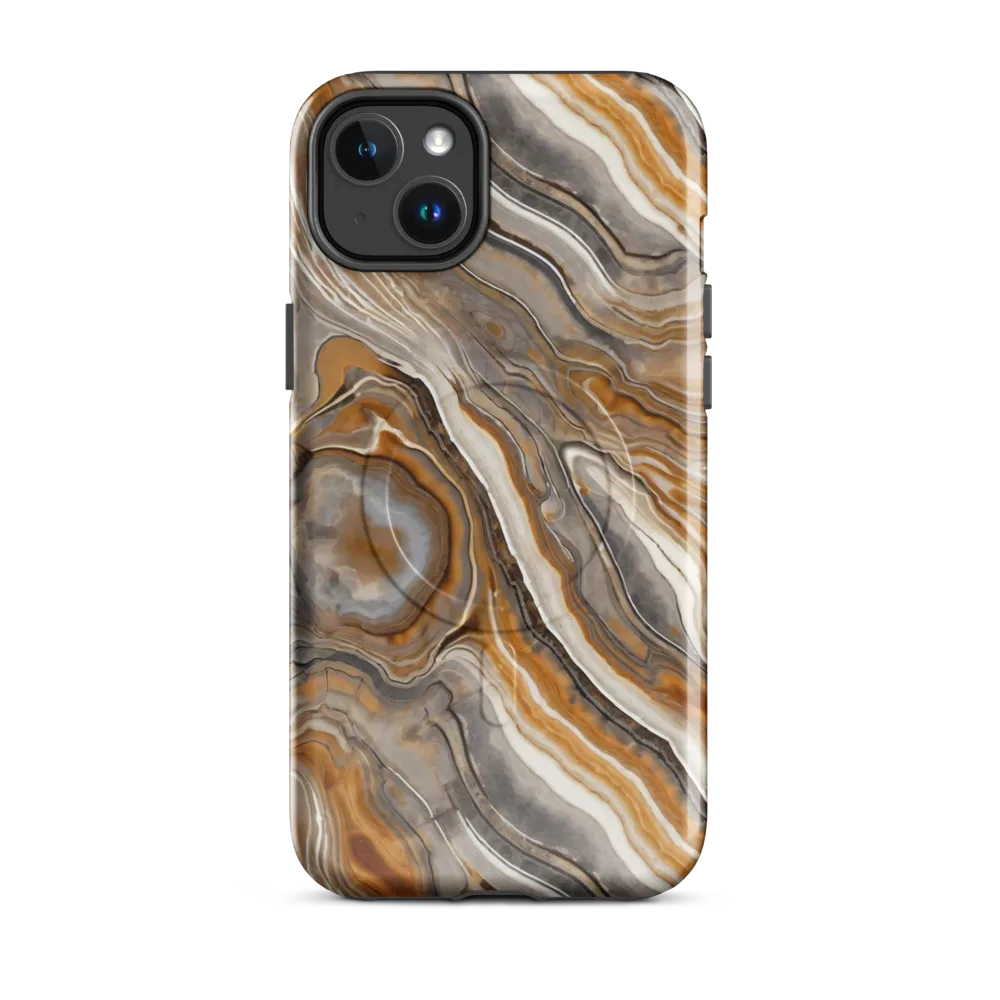 Amber Stratigraphy on MagSafe Tough Case for iPhone® — Front